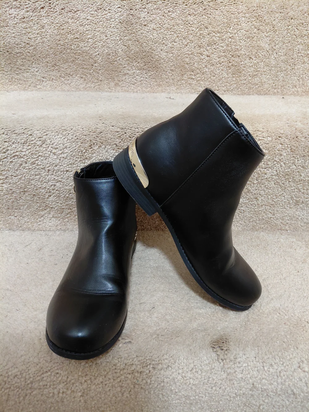 Michael Kors Black Leather Ankle Boot
